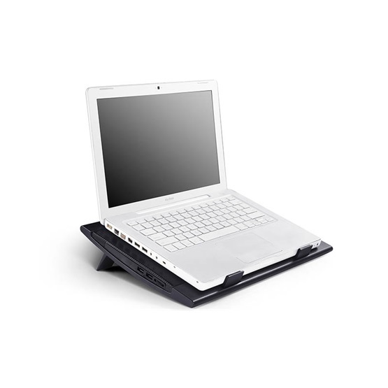 DeepCool Notebook Hűtőpad 17"-ig - WIND PAL FS (21,5-26,5dB; max. 195,38 m3/h; 2x14cm, 2xUSB2.0)