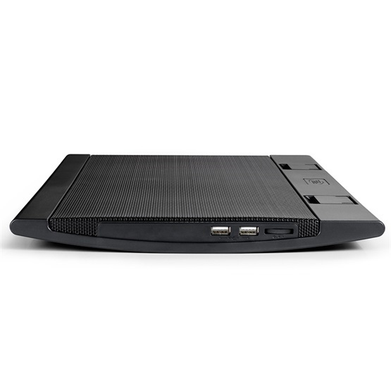 DeepCool Notebook Hűtőpad 17"-ig - WIND PAL FS (21,5-26,5dB; max. 195,38 m3/h; 2x14cm, 2xUSB2.0)