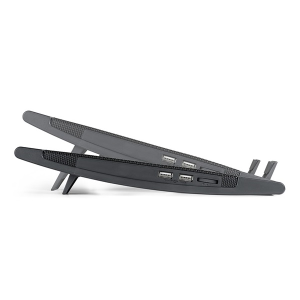 DeepCool Notebook Hűtőpad 17"-ig - WIND PAL FS (21,5-26,5dB; max. 195,38 m3/h; 2x14cm, 2xUSB2.0)