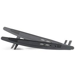 DeepCool Notebook Hűtőpad 17"-ig - WIND PAL FS (21,5-26,5dB; max. 195,38 m3/h; 2x14cm, 2xUSB2.0)
