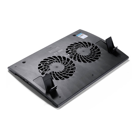 DeepCool Notebook Hűtőpad 17"-ig - WIND PAL FS (21,5-26,5dB; max. 195,38 m3/h; 2x14cm, 2xUSB2.0)