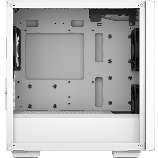 DeepCool Számítógépház - CC360 ARGB WH (fehér, ablakos, 3x12cm ventilátor, Mini-ITX / Mico-ATX, 1xUSB3.0, 1xUSB2.0)