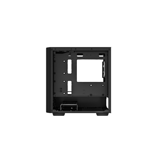 DeepCool Számítógépház - CC360 ARGB (fekete, ablakos, 3x12cm ventilátor, Mini-ITX / Mico-ATX, 1xUSB3.0, 1xUSB2.0)