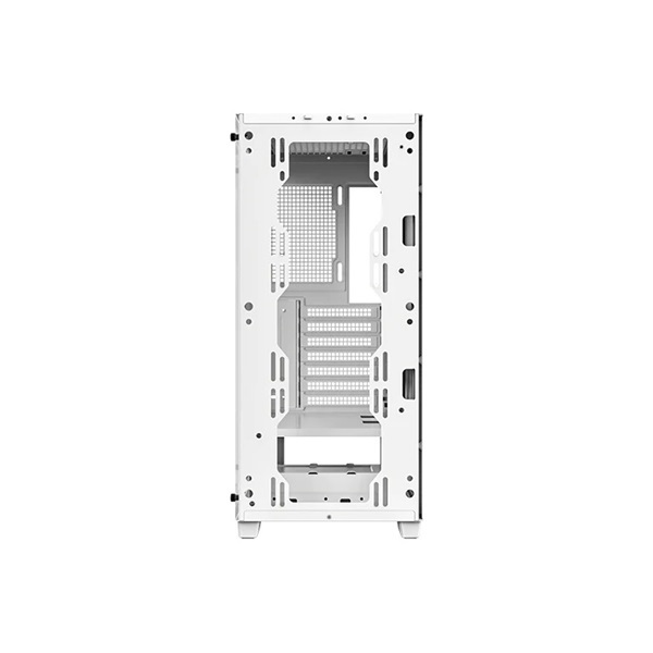 DeepCool Számítógépház - CC560-100034 WH (fehér, ablakos, venti nélkül, Mini-ITX / Mico-ATX / ATX, 1xUSB3.0, 1xUSB2.0)