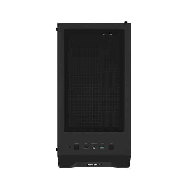 DeepCool Számítógépház - CC560-100034 (fekete, ablakos, venti nélkül, Mini-ITX / Mico-ATX / ATX, 1xUSB3.0, 1xUSB2.0)