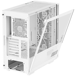 DeepCool Számítógépház - CH560 Digital WH (fehér, ablakos, 4x12cm venti, Mini-ITX / Mico-ATX / ATX / E-ATX, 2xUSB3.0)
