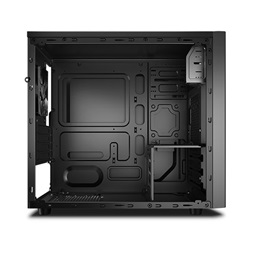 DeepCool Számítógépház - MATREXX 30 SI (fekete, fekete belső, 1x12cm ventilátor, Micro ATX/Mini-ITX, 1xUSB3.0, 1xUSB2.0)