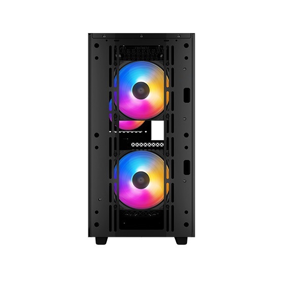 DeepCool Számítógépház - MATREXX 40 3FS (ablakos, 3x LED ventiilátor, mATX, 1xUSB3.0, 1xUSB2.0)