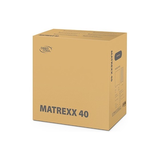 DeepCool Számítógépház - MATREXX 40 3FS (ablakos, 3x LED ventiilátor, mATX, 1xUSB3.0, 1xUSB2.0)