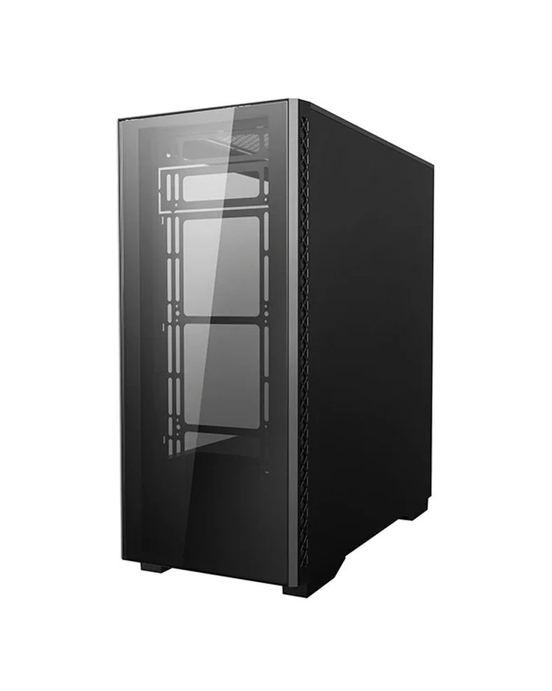 DeepCool Számítógépház - MATREXX 50 ADD-RGB 4F (fekete, ablakos, 4x12cm ventilátor, ATX, mATX, 1xUSB3.0, 2xUSB2.0)