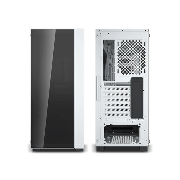 DeepCool Számítógépház - MATREXX 55 V3 ADD-RGB WH 3F (fehér, ablakos, 3x12cm ventilátor, ATX, mATX, 1xUSB3.0, 2xUSB2.0)