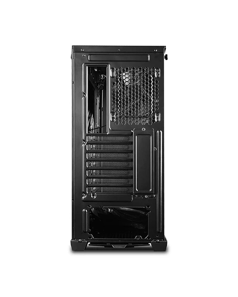 DeepCool Számítógépház - MATREXX 70 ADD RGB 3F (fekete, ablakos, 3x12cm ventilátor, ATX, mATX, 2xUSB3.0, 1xUSB2.0)