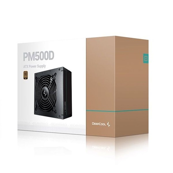 DeepCool Tápegység 500W - PM500D (80 Plus Gold, Aktív PFC, 12cm )