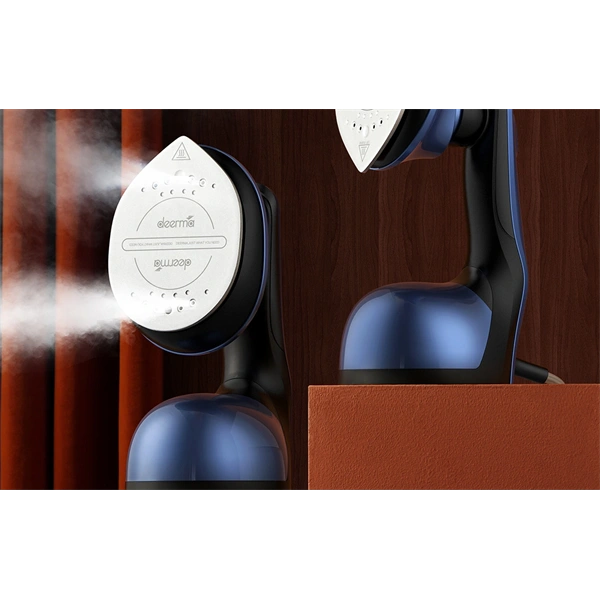 Deerma HS300 hordozható kék 2in1 ruhagőzölő és vasaló