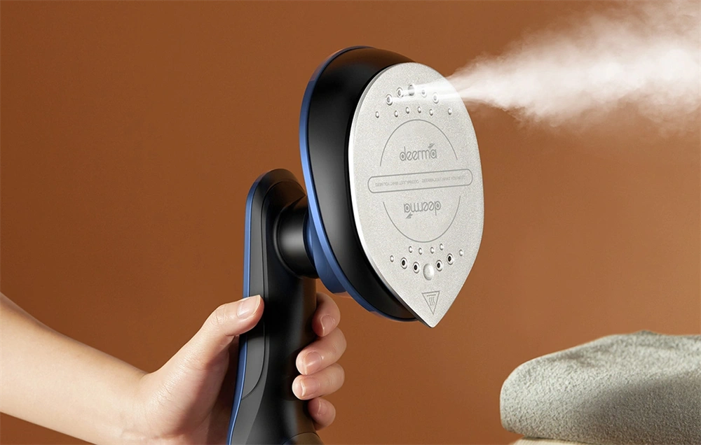 Deerma HS300 hordozható kék 2in1 ruhagőzölő és vasaló