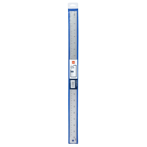Deli 50 cm fém vonalzó