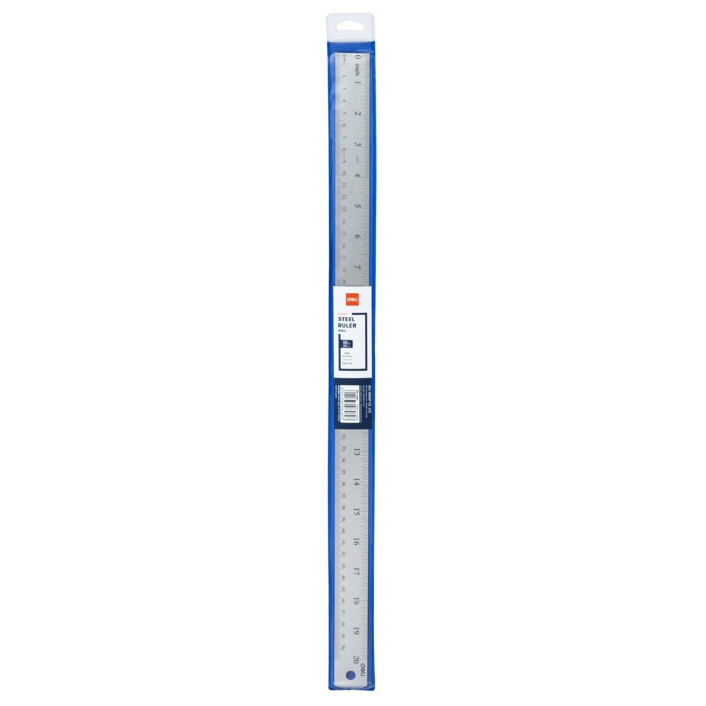 Deli 50 cm fém vonalzó
