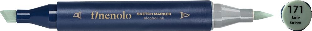 Deli Finenolo 171 - Jade Green kétvégű permanent ART marker