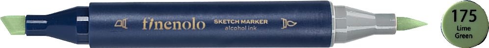 Deli Finenolo 175 - Lime Green kétvégű permanent ART marker