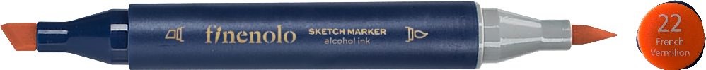Deli Finenolo 22 - French Vermilion kétvégű permanent ART marker