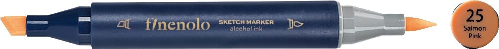 Deli Finenolo 25 - Salmon Pink kétvégű permanent ART marker