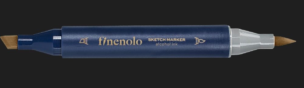 Deli Finenolo 31 - Dark Yellow kétvégű permanent ART marker