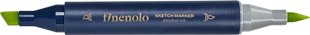 Deli Finenolo 43 - Deep Olive Green kétvégű permanent ART marker