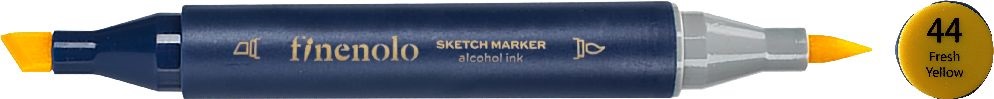Deli Finenolo 44 - Fresch Yellow kétvégű permanent ART marker