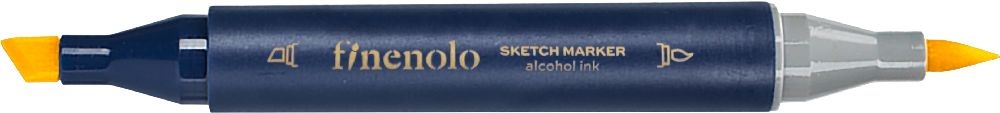 Deli Finenolo 44 - Fresch Yellow kétvégű permanent ART marker