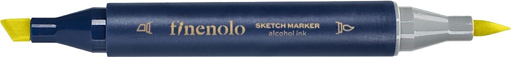 Deli Finenolo 45 - Canaria Yellow kétvégű permanent ART marker