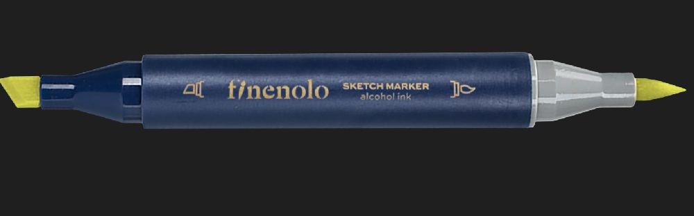 Deli Finenolo 49 - Pastel Green kétvégű permanent ART marker