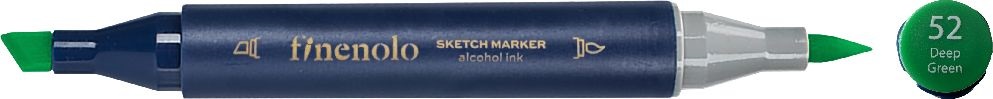 Deli Finenolo 52 - Deep Green kétvégű permanent ART marker