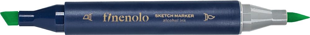 Deli Finenolo 55 - Emerald Green kétvégű permanent ART marker