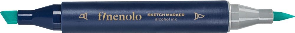 Deli Finenolo 61 - Peacock Green kétvégű permanent ART marker