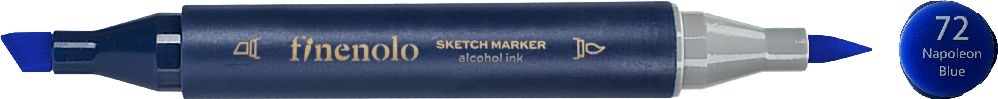 Deli Finenolo 72 - Napoleon Blue kétvégű permanent ART marker
