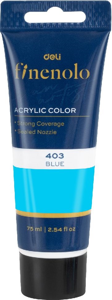 Deli Finenolo 75ml világoskék akrilfesték
