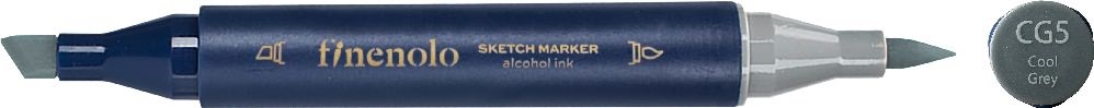 Deli Finenolo CG5 - Cool Grey kétvégű permanent ART marker