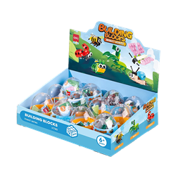 Deli Rovarok, 6 féle modell,  építőjáték tojásban