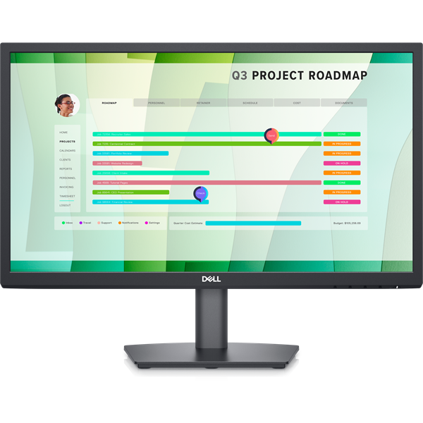 Dell 21,5" E2223HN FHD VA VGA/HDMI fekete LED monitor