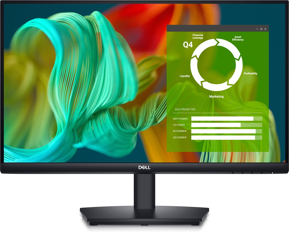 Dell 23,8" E2424HS FHD VA HDMI/VGA/DP fekete LCD monitor