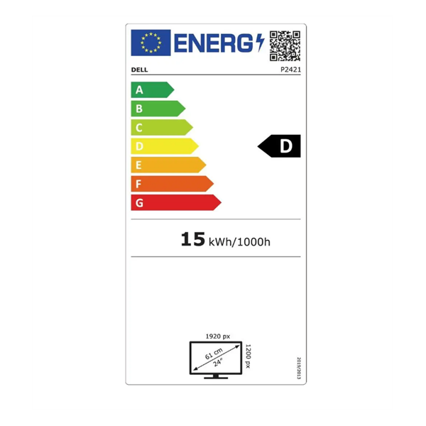 Dell 24,1" Professional P2421 WUXGA IPS DP/HDMI/DVI/VGA/USB monitor (Használt A)