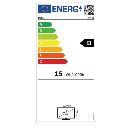 Dell 24,1" Professional P2421 WUXGA IPS DP/HDMI/DVI/VGA/USB monitor (Használt A)