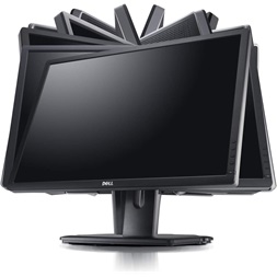 Dell 24" UltraSharp U2412M WUXGA IPS DP/DVI/VGA/USB talp nélküli monitor (Használt A)