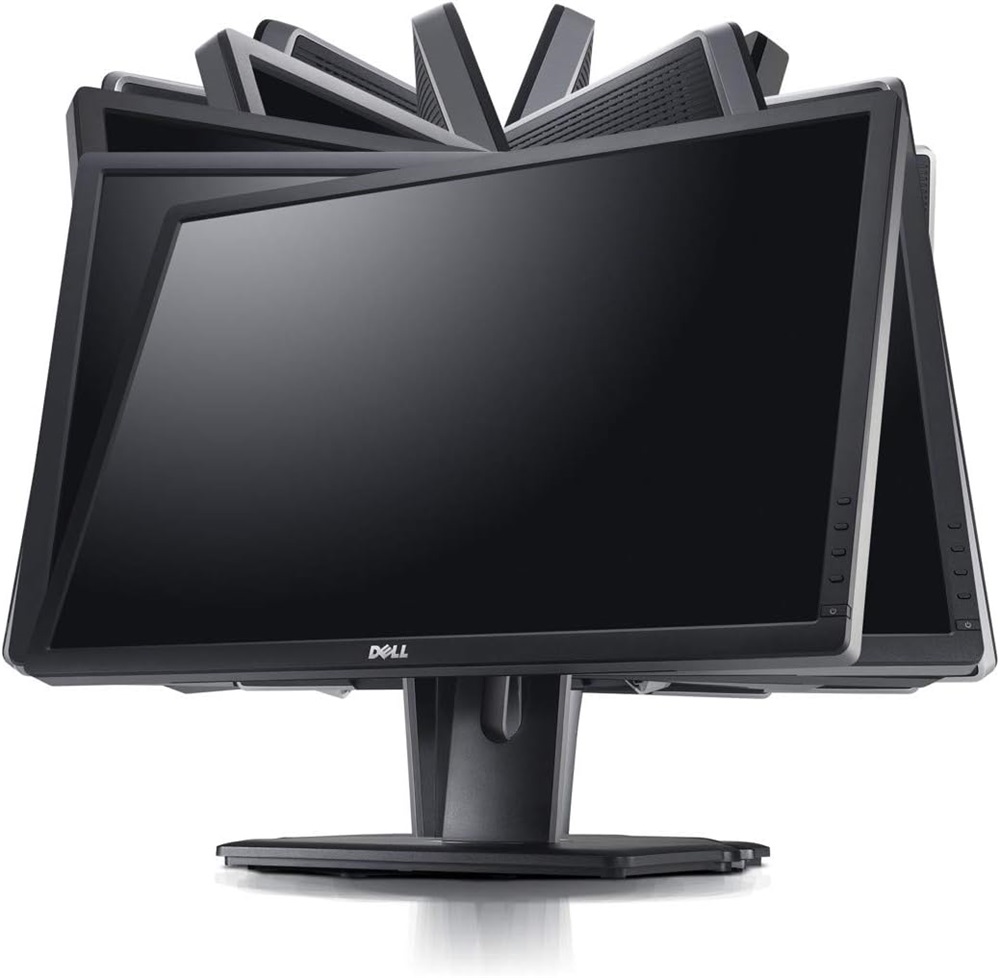 Dell 24" UltraSharp U2412M WUXGA IPS DP/VGA/DVI/USB fekete monitor (Használt A)