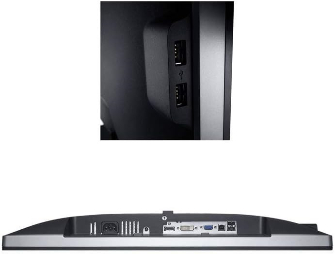 Dell 24" UltraSharp U2412M WUXGA IPS DP/VGA/DVI/USB fekete monitor (Használt A)