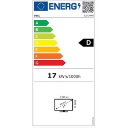 Dell 27" E2724HS FHD VA DP/VGA/HDMI fekete LED monitor