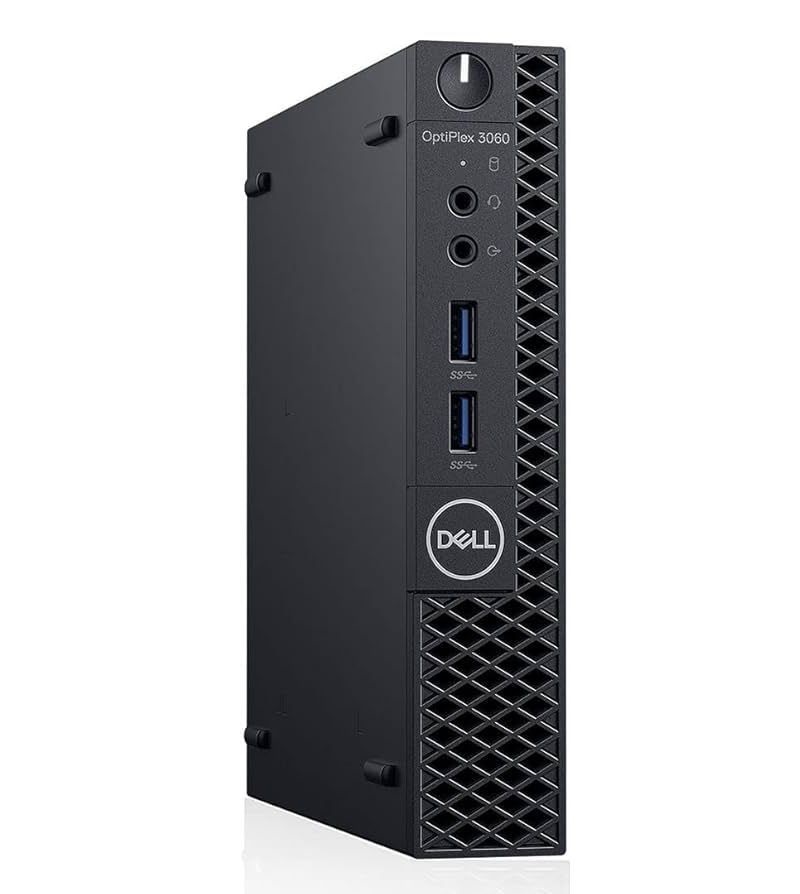 Dell OptiPlex 3060 Micro/i5-8500/16GB/512GB SSD/Win Pro COA/fekete asztali számítógép (Használt A+)