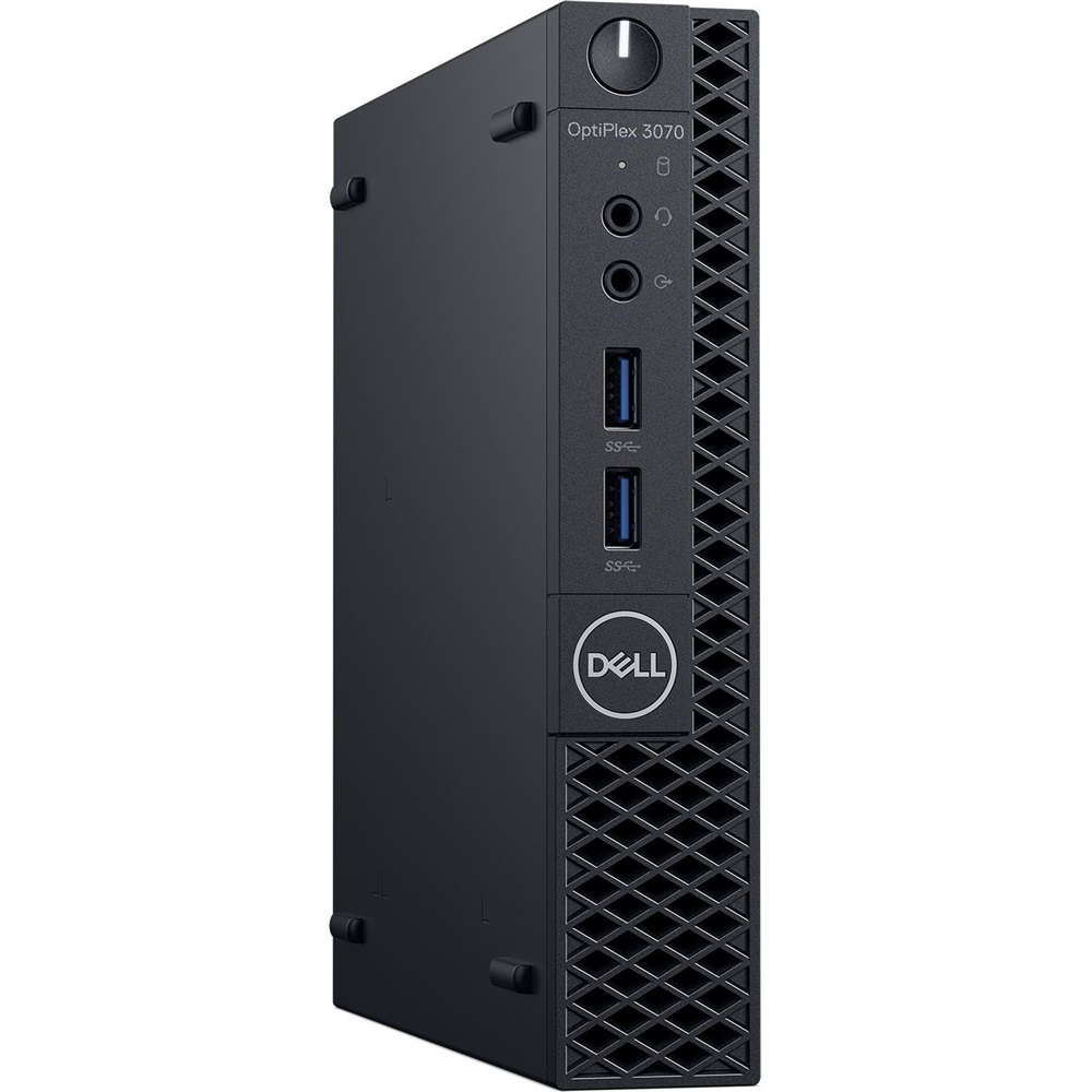 Dell OptiPlex 3070 Micro/i5-9500/16GB/256GB SSD/Win Pro COA/fekete asztali számítógép (Használt A+)