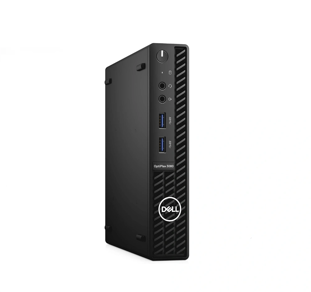 Dell OptiPlex 3080 Micro/i5-10th/8GB/256GB/Win Pro COA/fekete asztali számítógép (Használt A+)