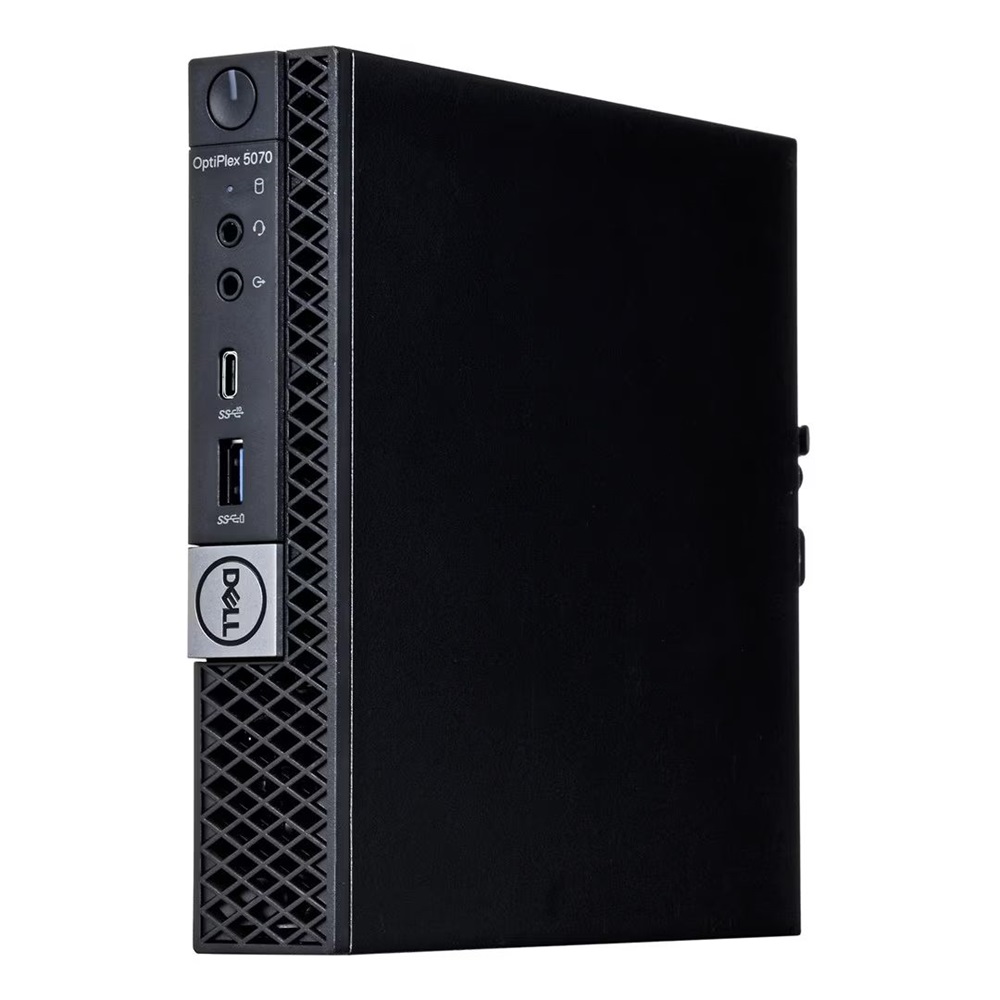 Dell OptiPlex 5070 Micro/i5-9500T/16GB/256GB/Win Pro COA/fekete asztali számítógép (Használt A+)